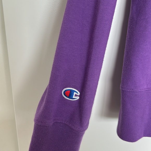 💜 2 for $30 / Champion Purple Collared Crewneck - Picture 6 of 6